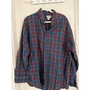 Vintage LL Bean plaid flannel